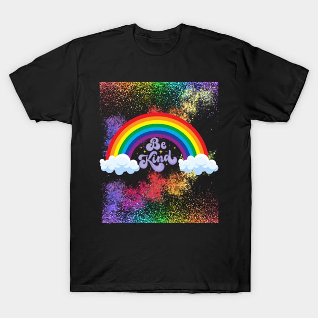 Be kind Rainbow 3 T-Shirt by Bestworker